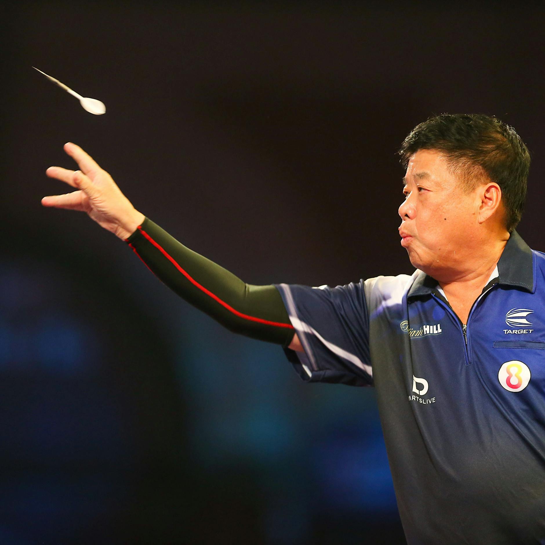 Der Darts-Senior verpasst den Überraschungscoup