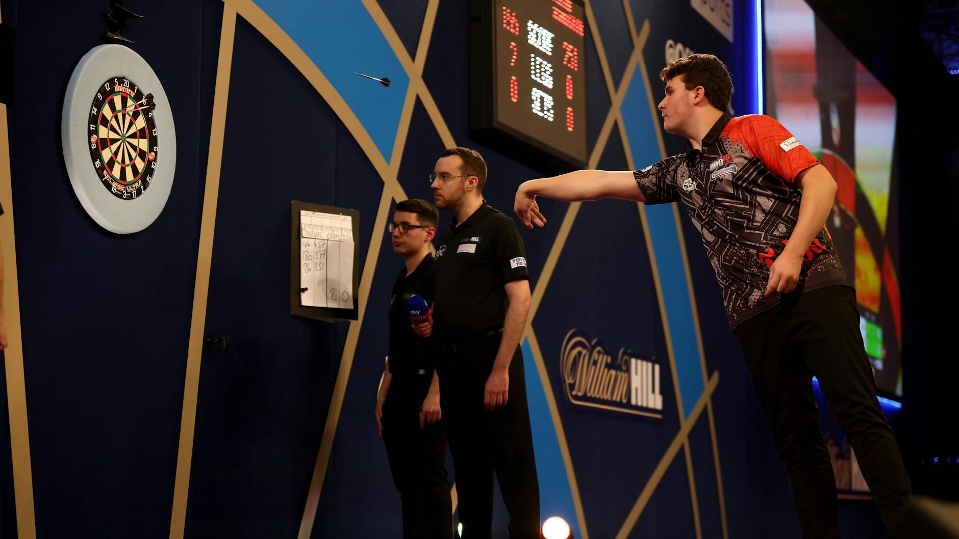 Fabian Schmutzler in Aktion bei seinem WM-Debüt.