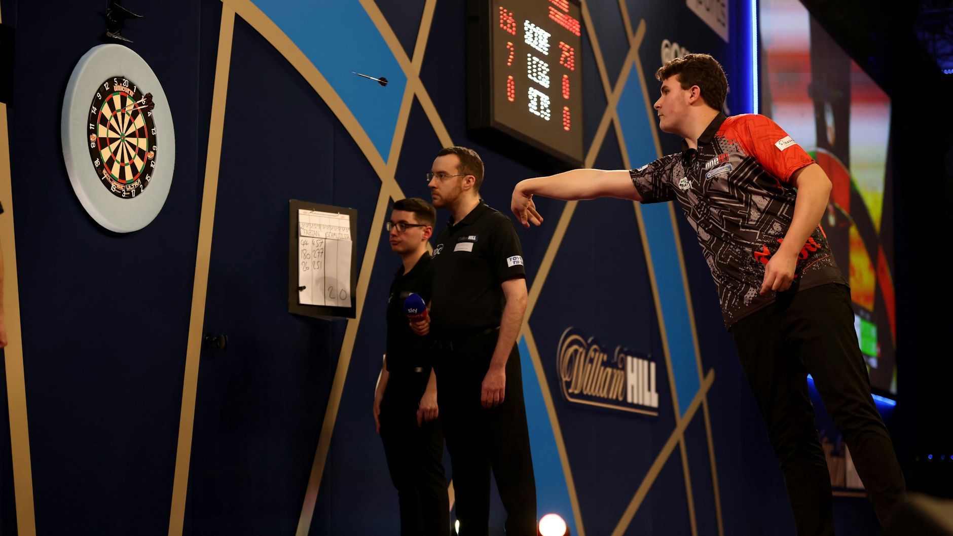 Fabian Schmutzler in Aktion bei seinem WM-Debüt.