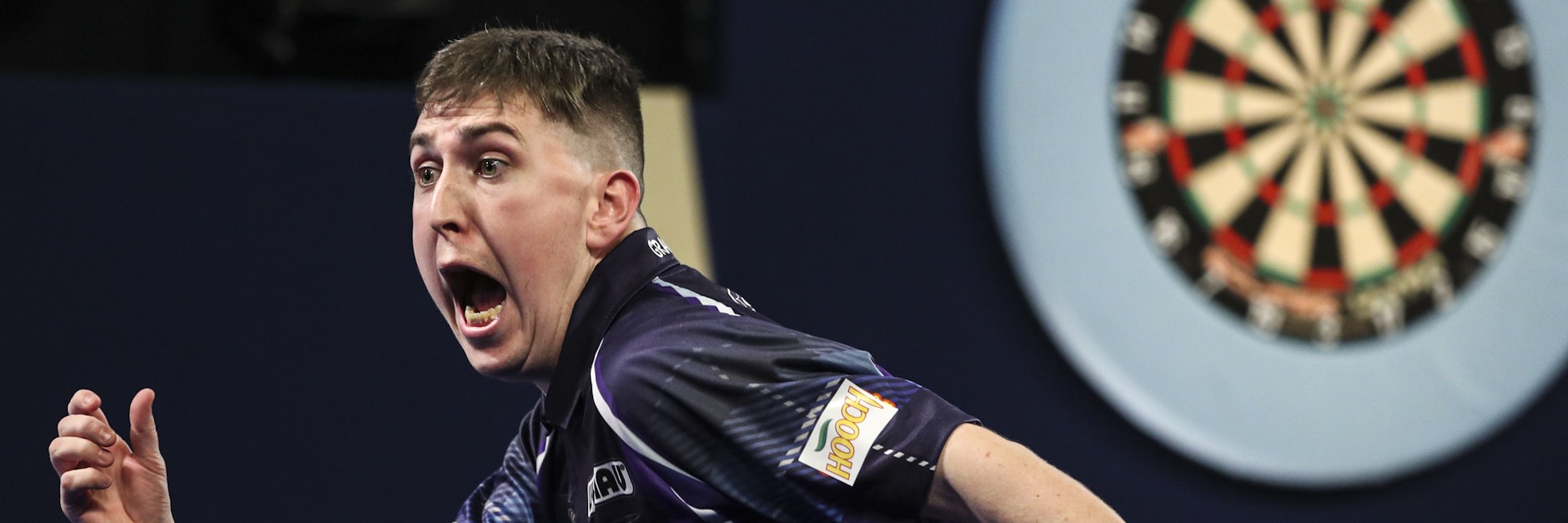 Konnte sein Glück über sein perfektes Spiel bei der Darts-WM nicht fassten: Schottlands William Borland (25). 