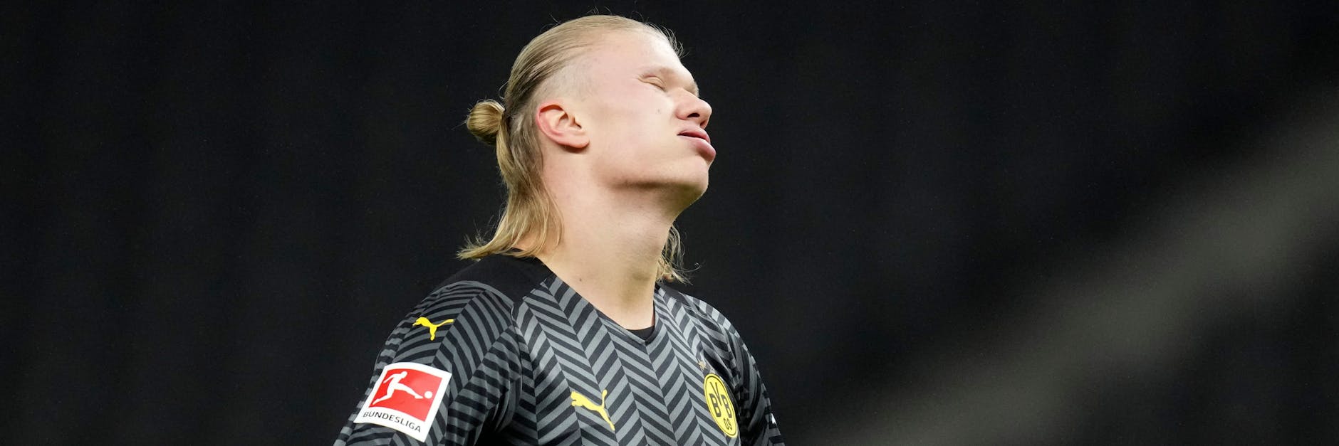 Dortmunds Erling Haaland war beim 2:3 gegen Hertha total genervt.