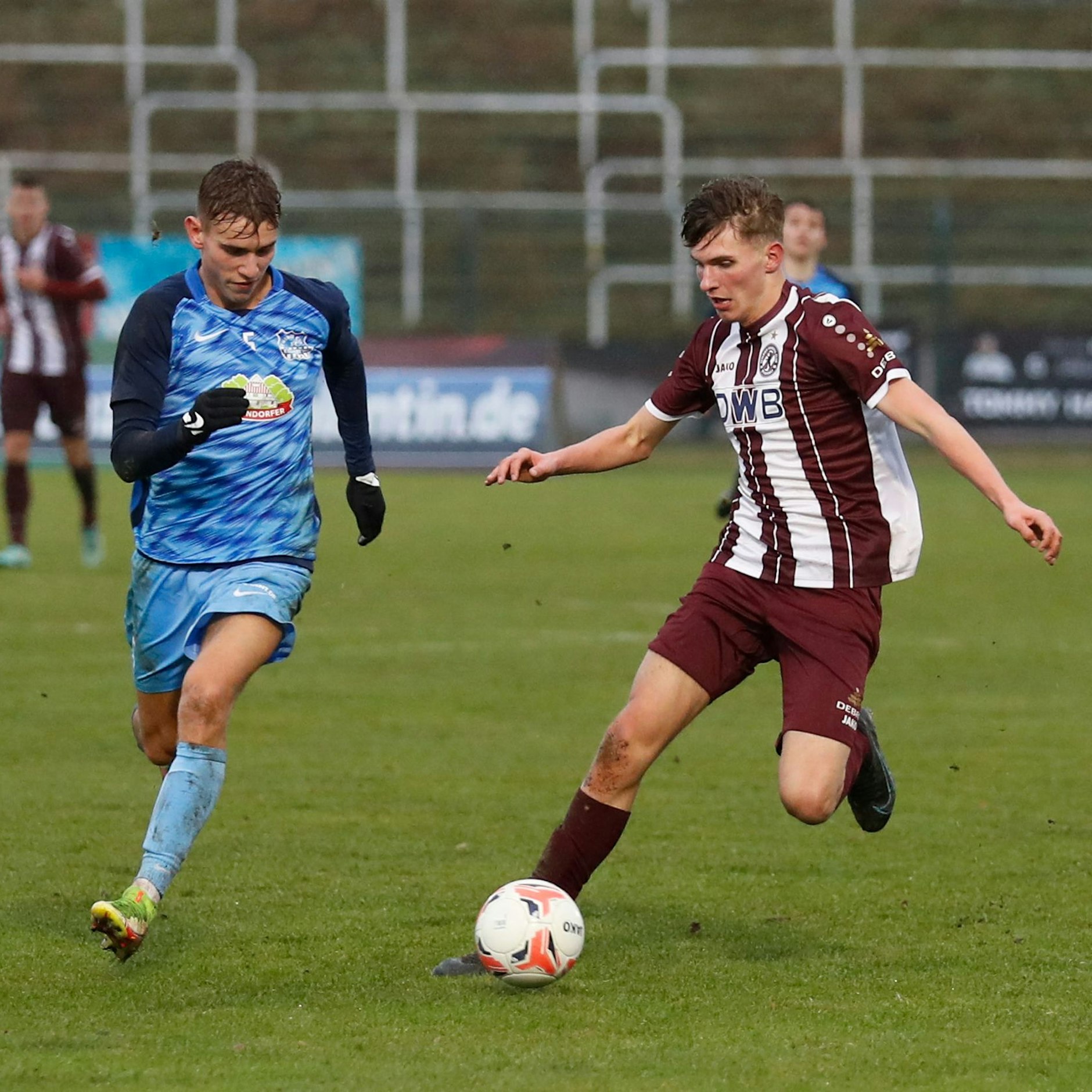 Nr. 5 Lennert Möbius - FC Eilenburg,<br>Nr. 29 Luca-Rene Heinrich - BFC Dynamo