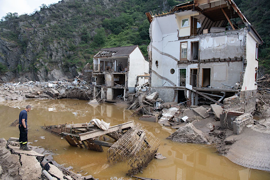 Eine Studie ordnet die Hochwasser-Katastrophe an Ahr und Erft dem Klimawandel zu. Mit der Erderwärmung werden solche Extremwetterereignisse zunehmen. 