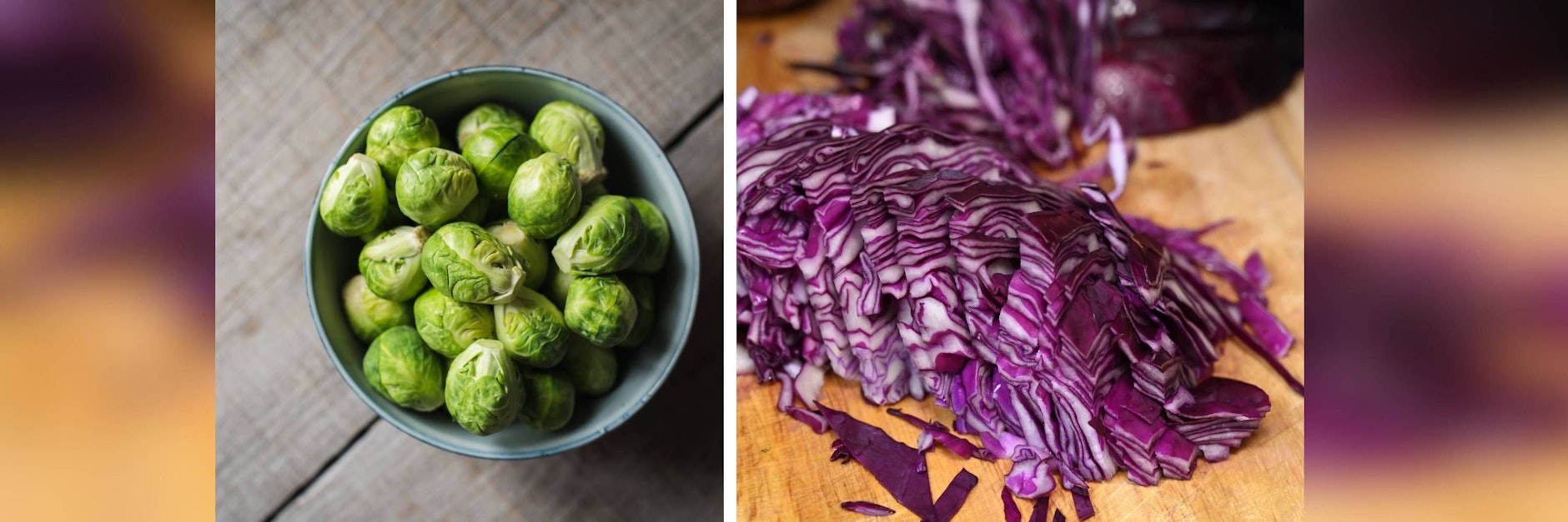 Rosenkohl und Rotkohl in einem Gericht geht nicht? Das ist nicht wahr: Dieser Auflauf schmeckt hervorragend.