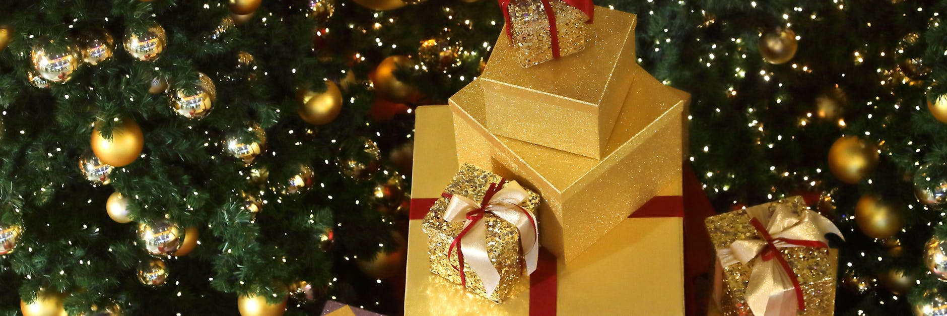 Aufwändig verpackte Geschenke unterm Weihnachtsbaum. Doch viele Deutsche könnten gut auf die Verpackung verzichten.