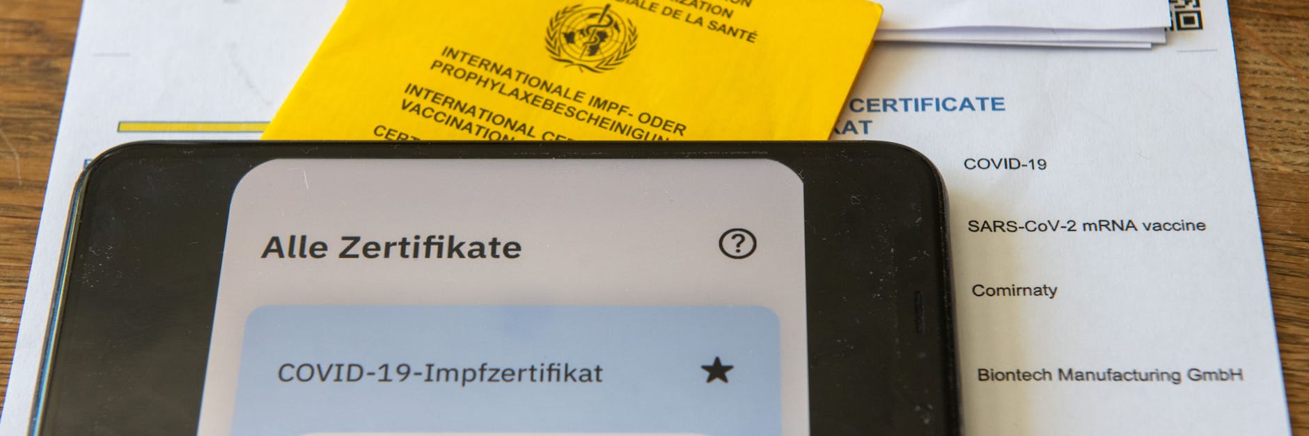 204,7 digitale Impfzertifikate wurden in Deutschland bereits ausgestellt.