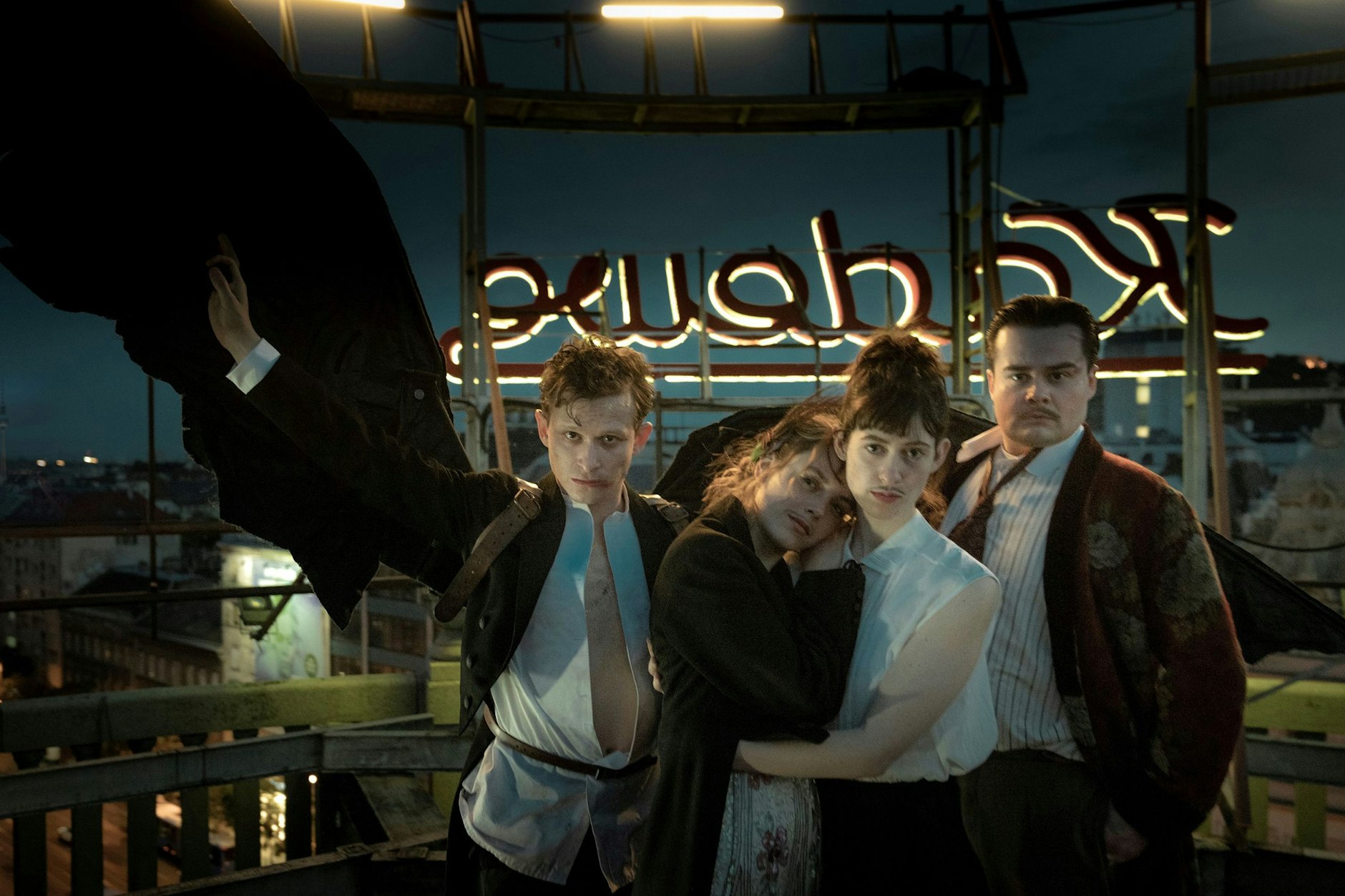 Die vier Helden der Serie: Die zwei Männer gab es wirklich, die Frauen wurden dazuerfunden.&nbsp;