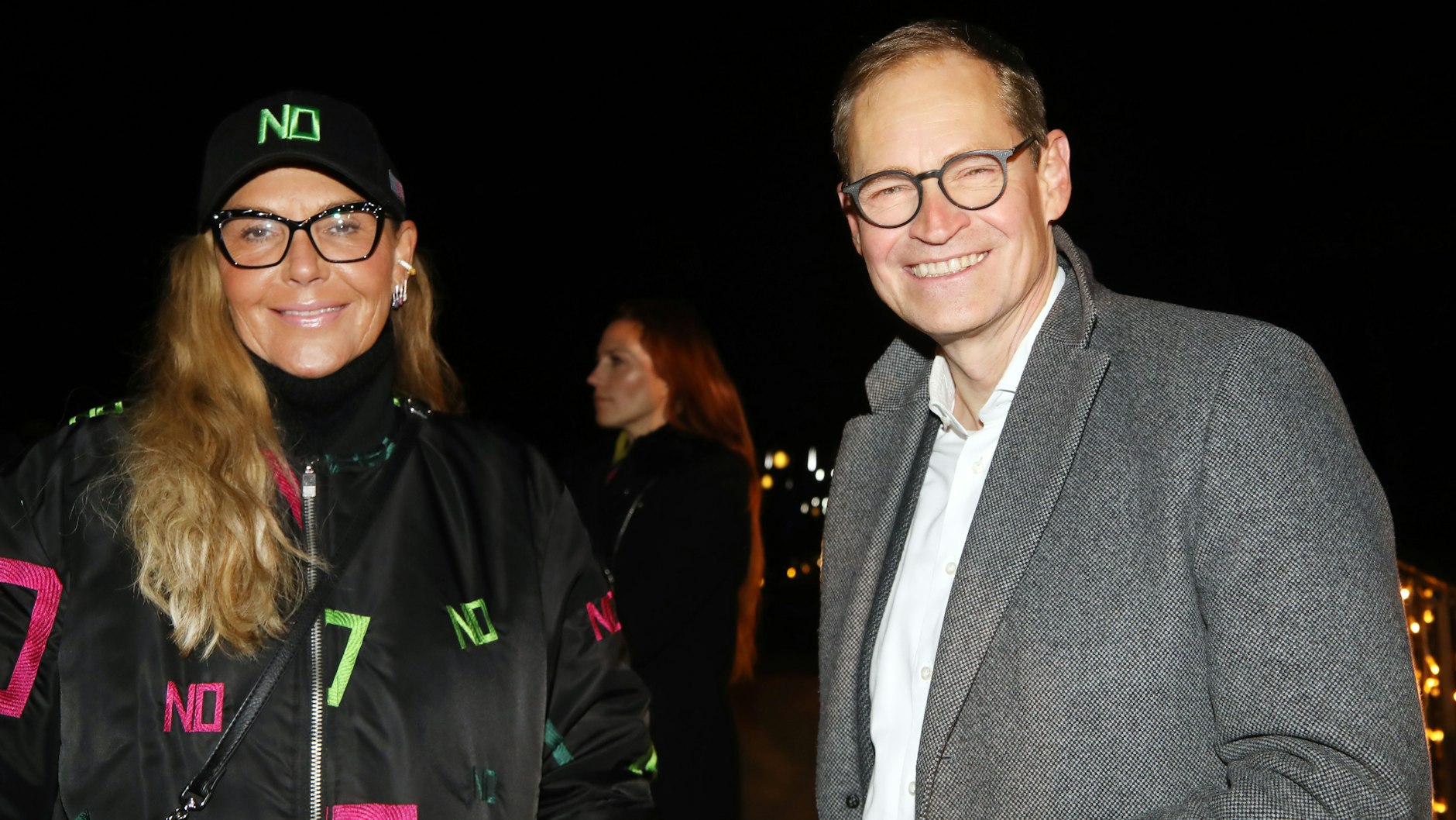Michael Müller (hier mit Natascha Ochsenknecht) wird künftig den Bezirk Charlottenburg-Wilmersdorf im Bundestag vertreten.
