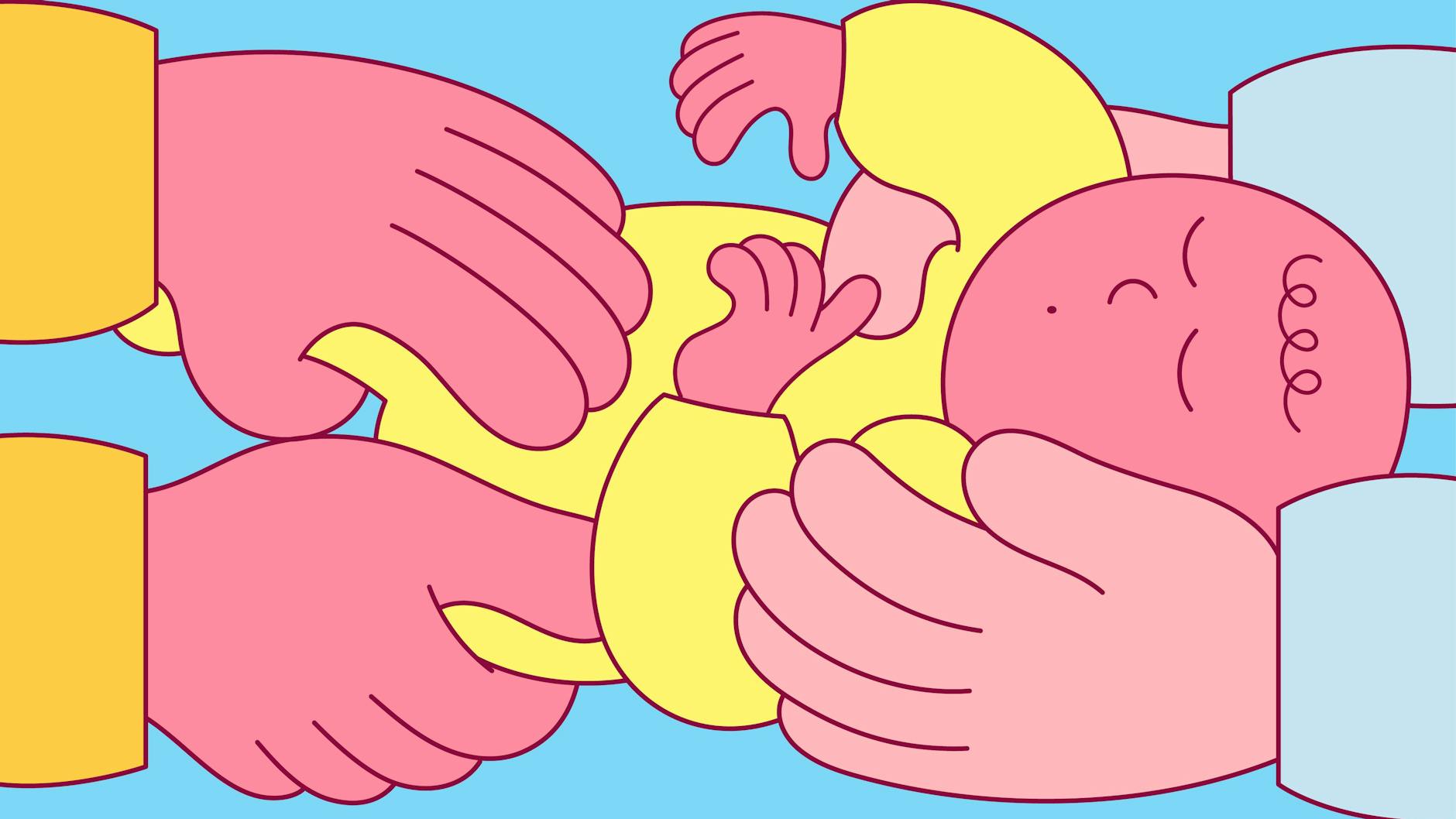 Während du schliefst: Selten kommt es vor, dass nach der Geburt Babys vertauscht werden.