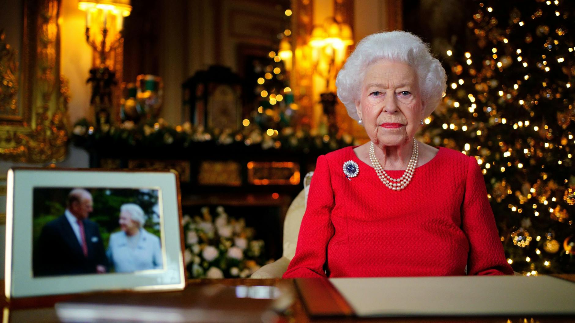 Queen Elizabeth II. bei ihrer Weihnachtsansprache 
