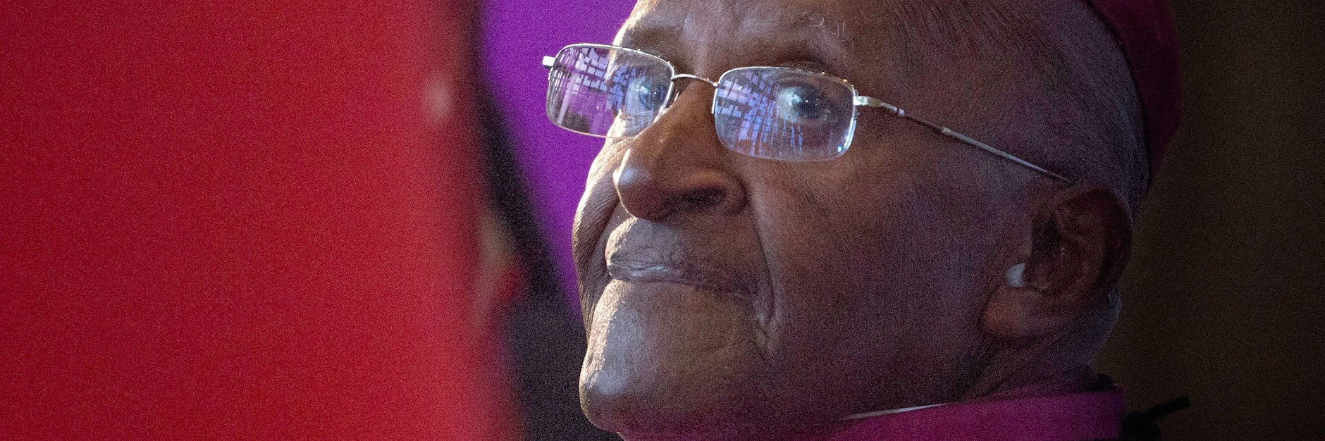 Der südafrikanische Friedensnobelpreiträger und frühere Ezbischof von Kapstadt, Desmond Tutu