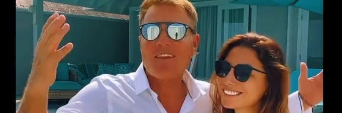 Dieter Bohlen und Carina auf den Malediven