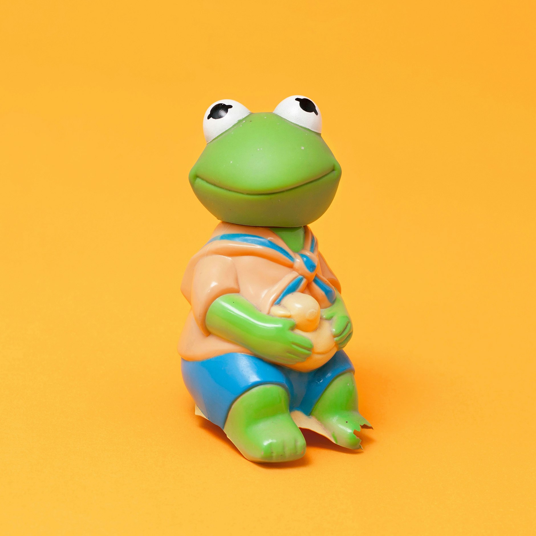 Diesen Frosch mit Haarshampoo kauften Großeltern für ihr Enkelkind.&nbsp;