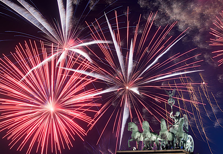 Silvester am Brandenburger Tor in Berlin (Archivbild)&nbsp;