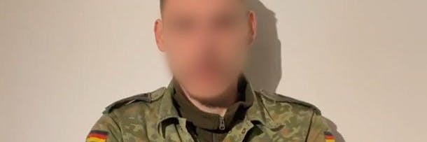 Dieser Bundeswehrsoldat verbreitete im Netz ein irritierendes Video und rief zum Widerstand gegen die Corona-Maßnahmen auf.
