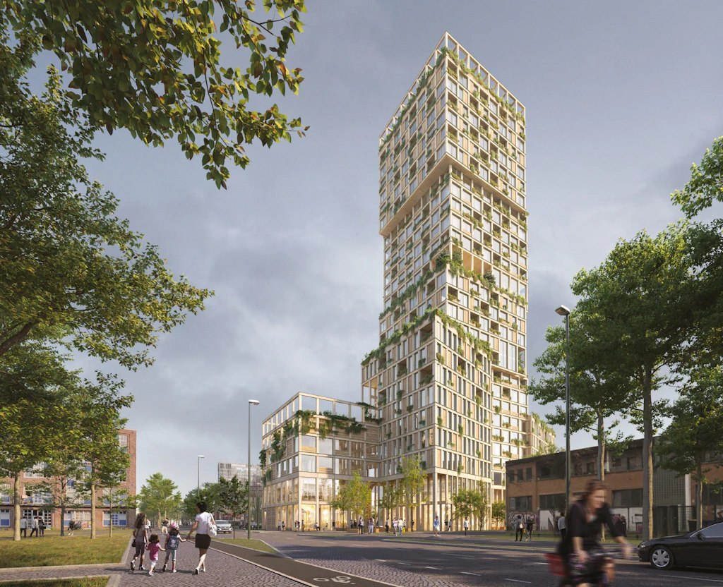 Deutschlands höchstes Holzhaus entsteht in Kreuzberg