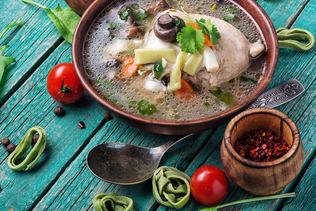 Hühnersuppe als Wohltat: Wie wir unser Immunsystem „stark“ essen