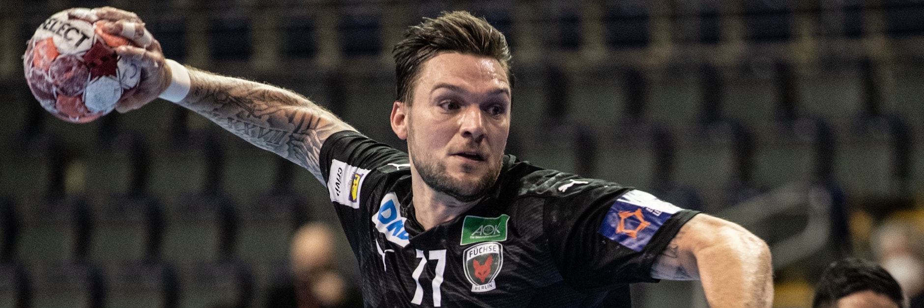 Johan Koch bleibt den Füchsen treu, geht auch in der kommenden Saison für Berlin auf Torejagd.