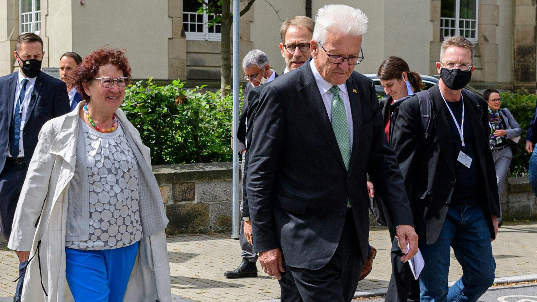 Winfried Kretschmann will seiner Frau jetzt beistehen.&nbsp;