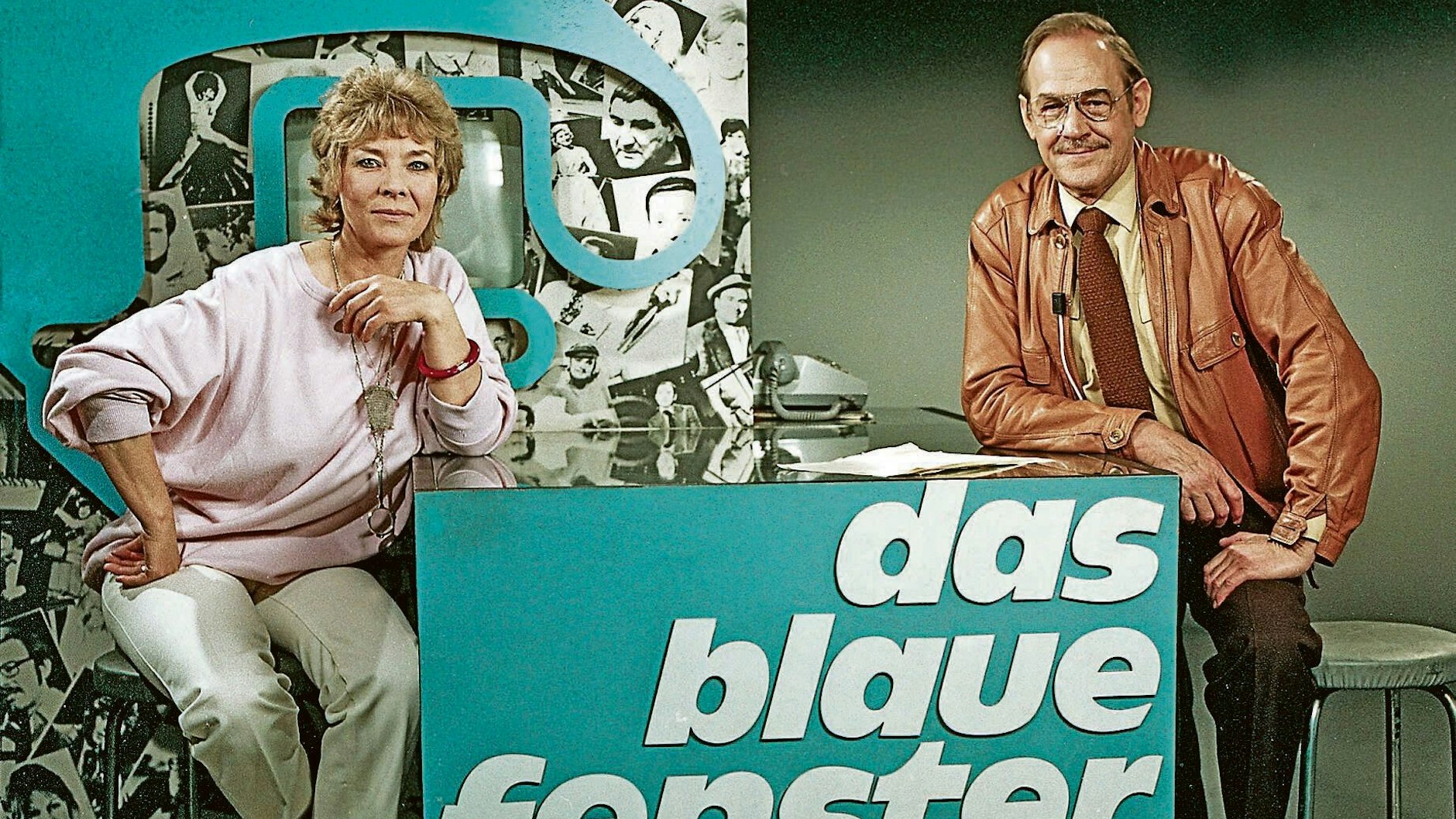 Herbert Köfer moderierte auch viele Fernsehsendungen.&nbsp; Dazu zählte auch die TV-Erinnerungsreihe „Das blaue Fenster“ (hier mit Schauspielerin Annekathrin Bürger).