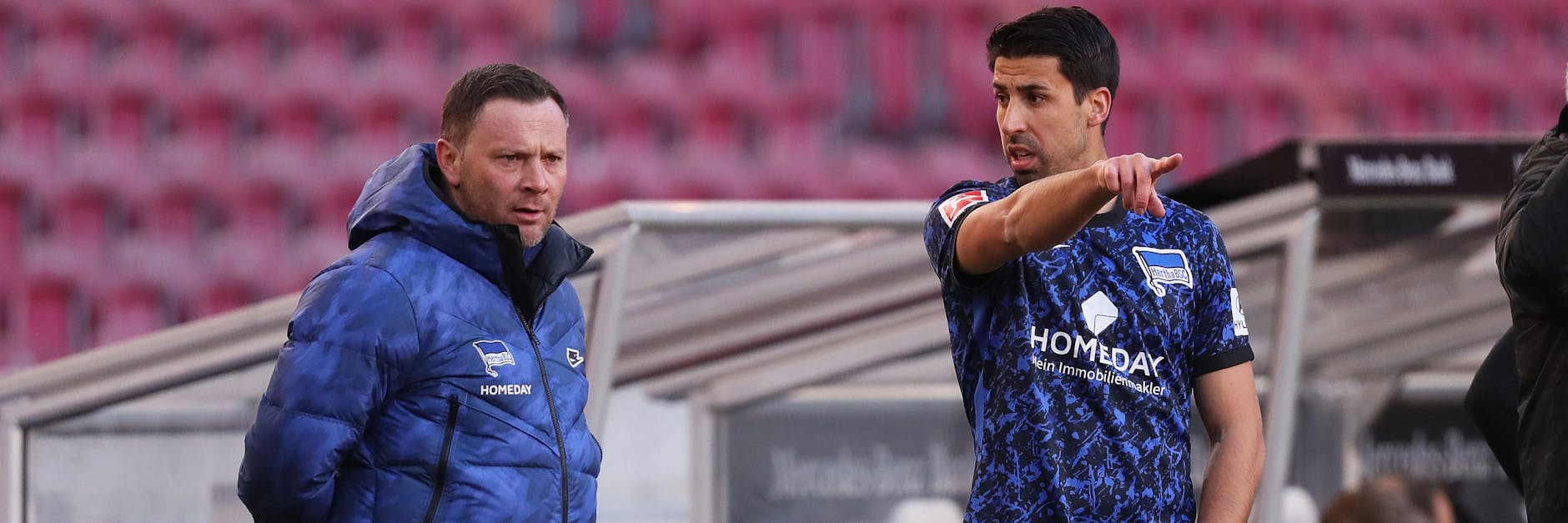 Pal Dardai wechselte Sami Khedira in der 58.Minute ein. Danach holte Hertha den 0:1-Rückstand in Stuttgart auf.<br><br>