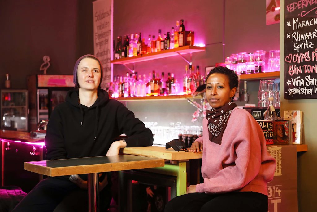 Annelie Quitt und Yordanos Afewerki haben noch ein wenig Zuversicht auf eine zweite Wiedereröffnung.