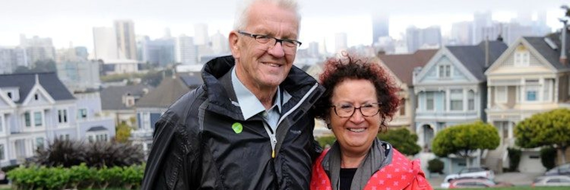 Winfried und Gerlinde Kretschmann bei einer USA-Reise (Archivbild).