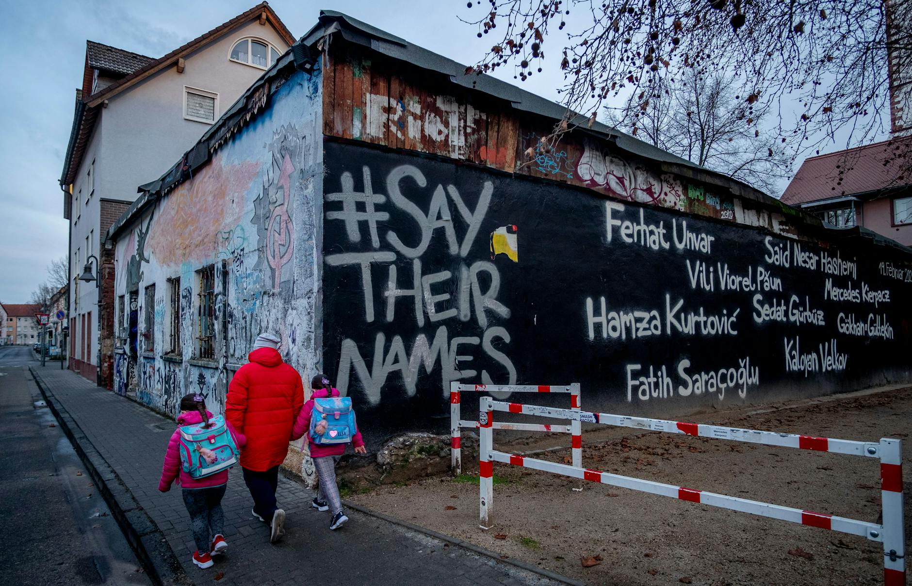 Gegen das Vergessen: Die Namen der neun Opfer des rassistischen Anschlags von Hanau.