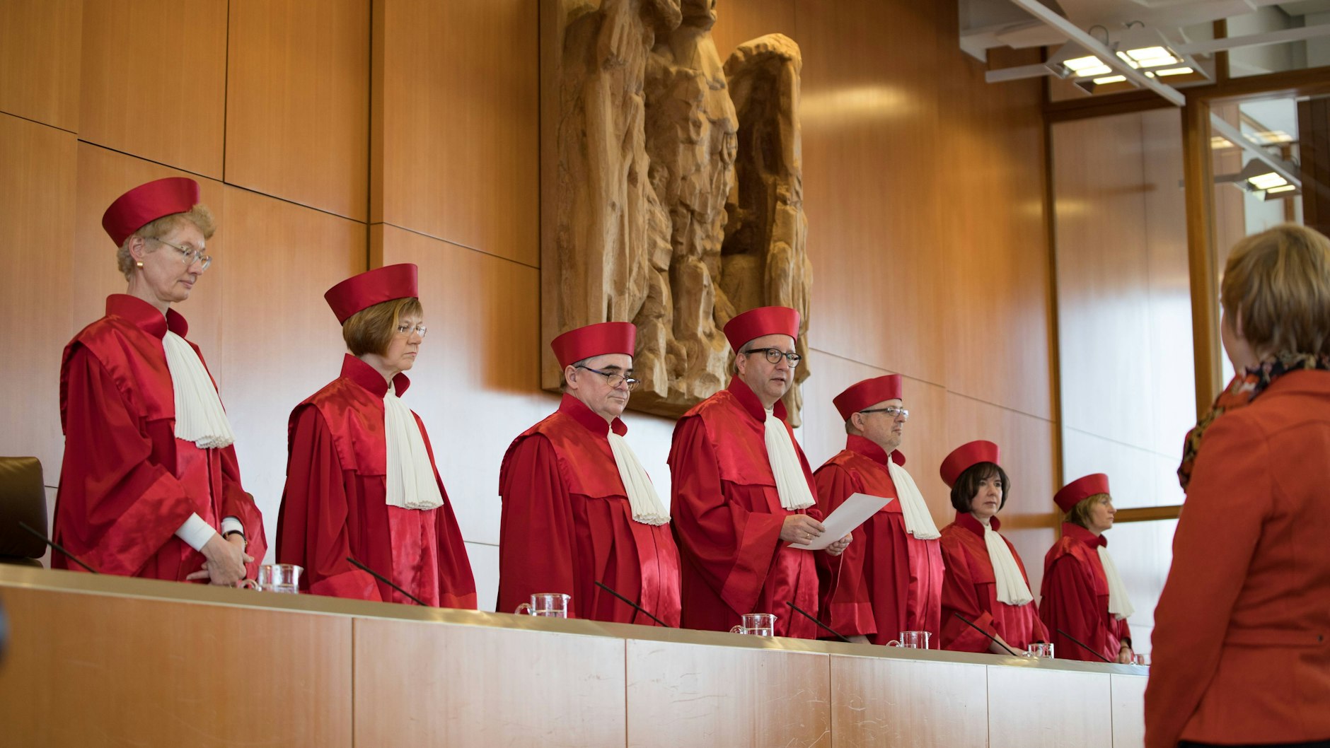 Die Richter am Bundesverfassungsgericht.