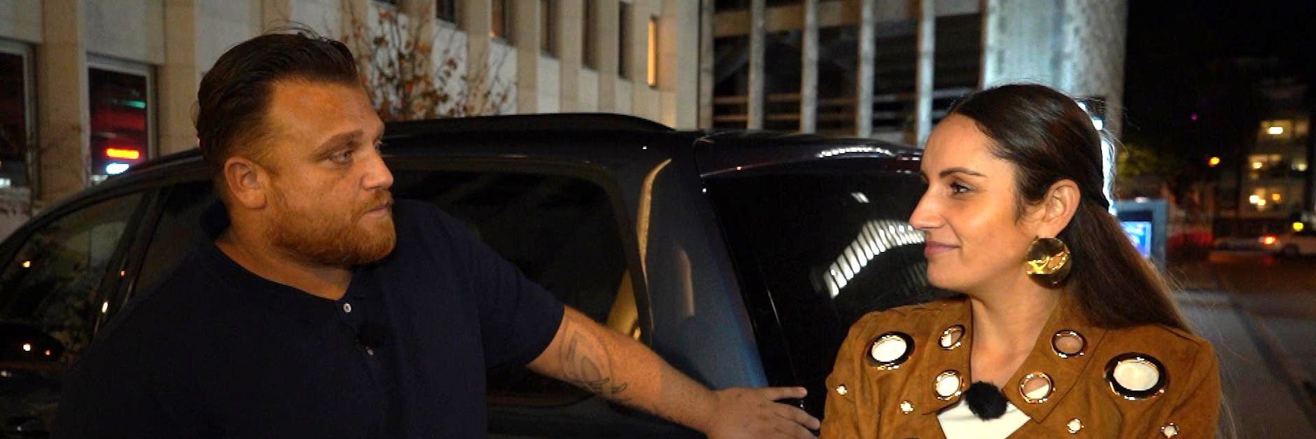 Menowin Fröhlich und seine Frau Senay.