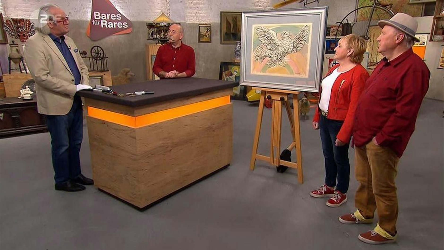 Auch Experte Albert Maier freute sich mit den Frankes.&nbsp;&nbsp;