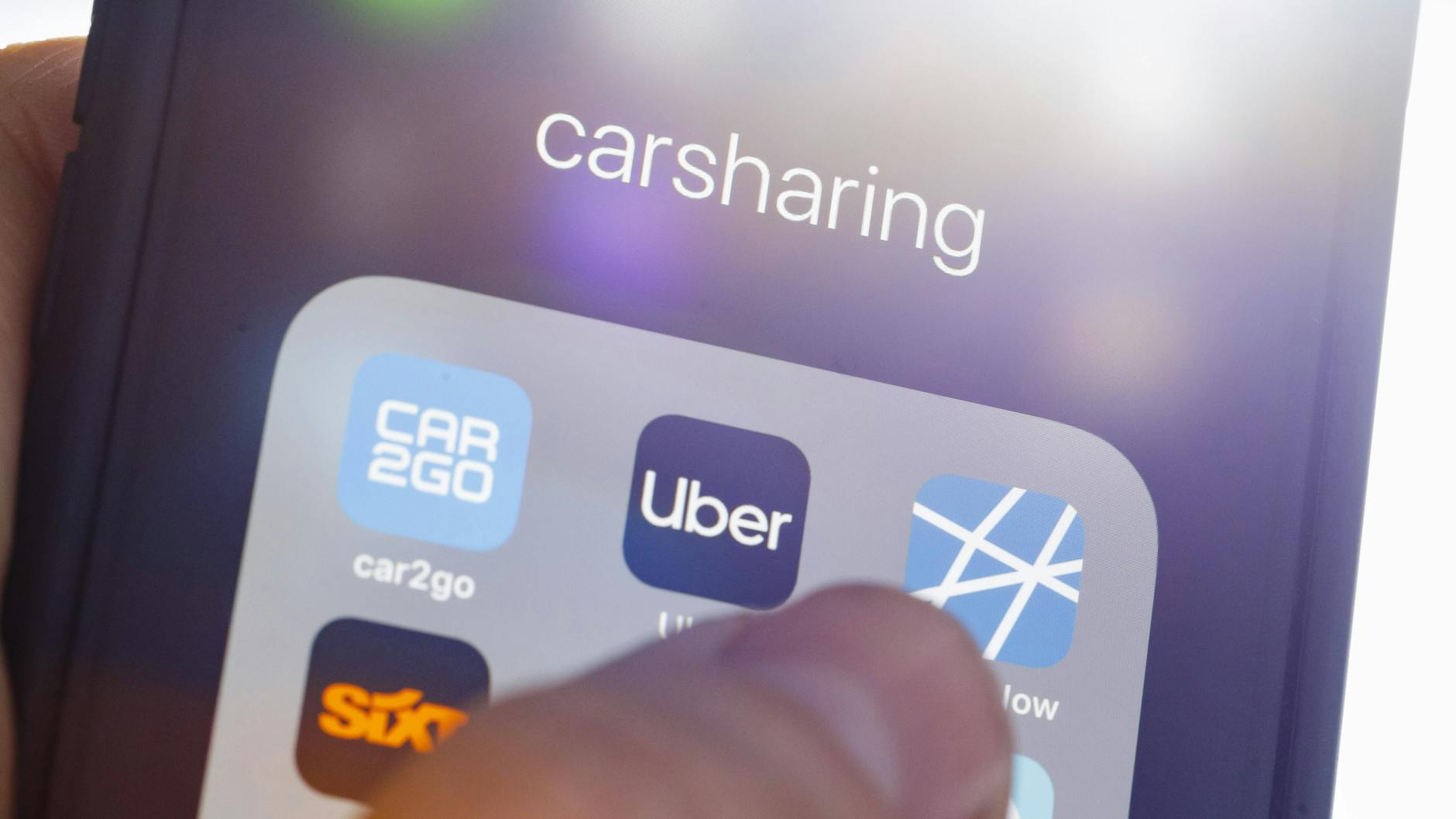 Das Kerngeschäft von Uber ist die Fahrdienstvermittlung (Symbolbild).