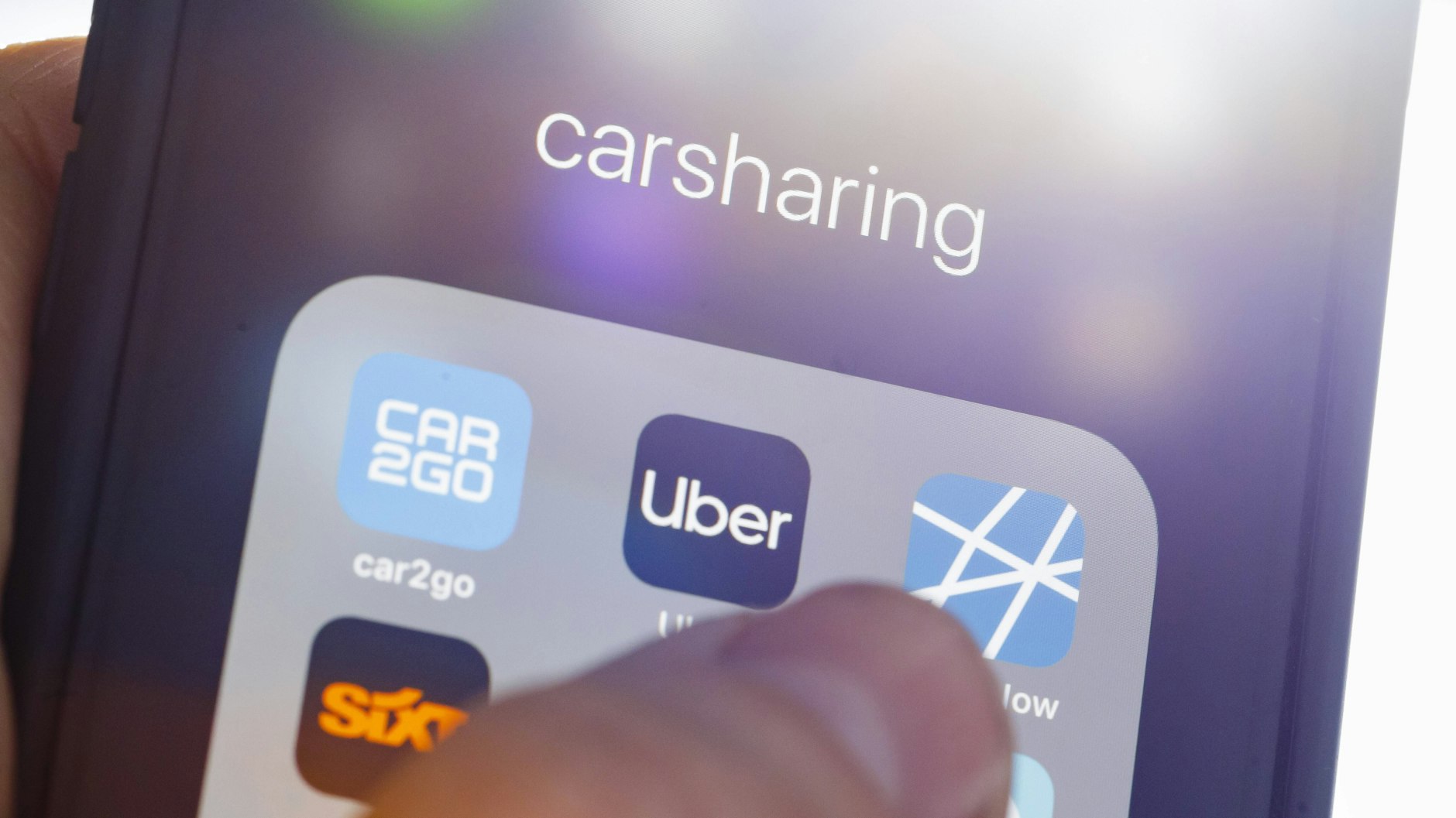 Das Kerngeschäft von Uber ist die Fahrdienstvermittlung (Symbolbild).