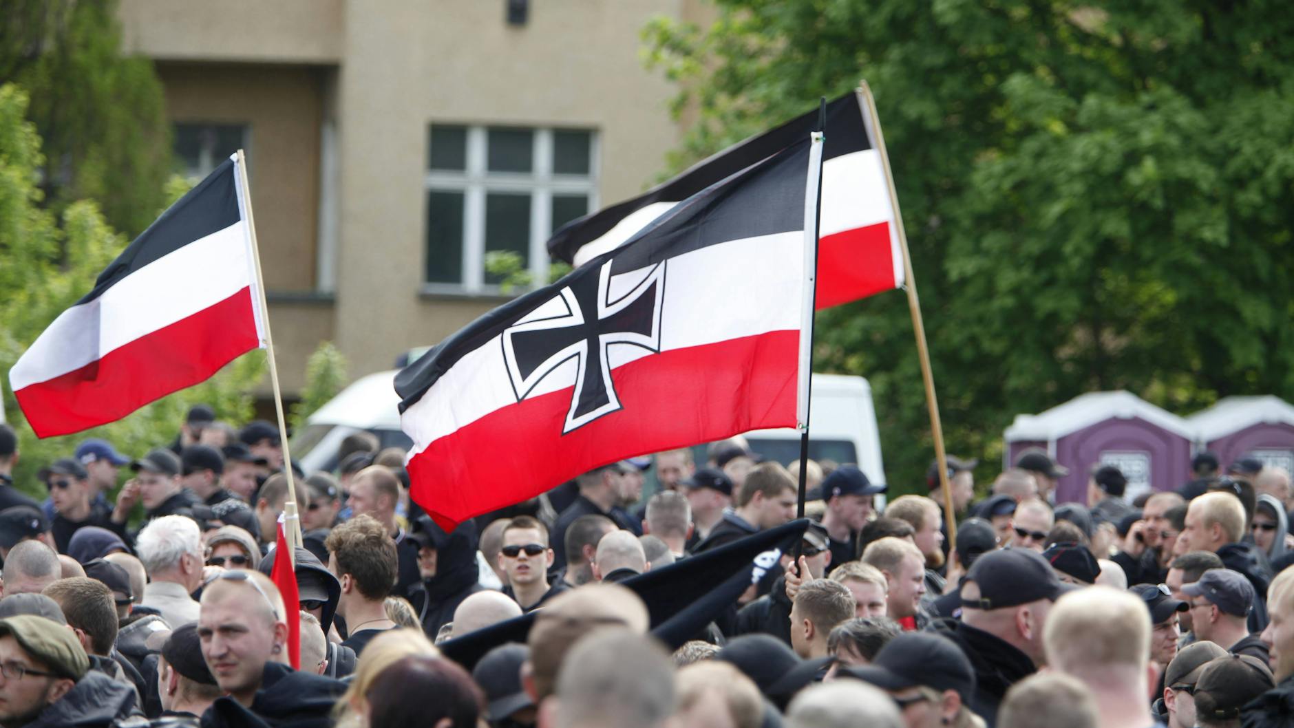 Rechtsextremen-Demo.