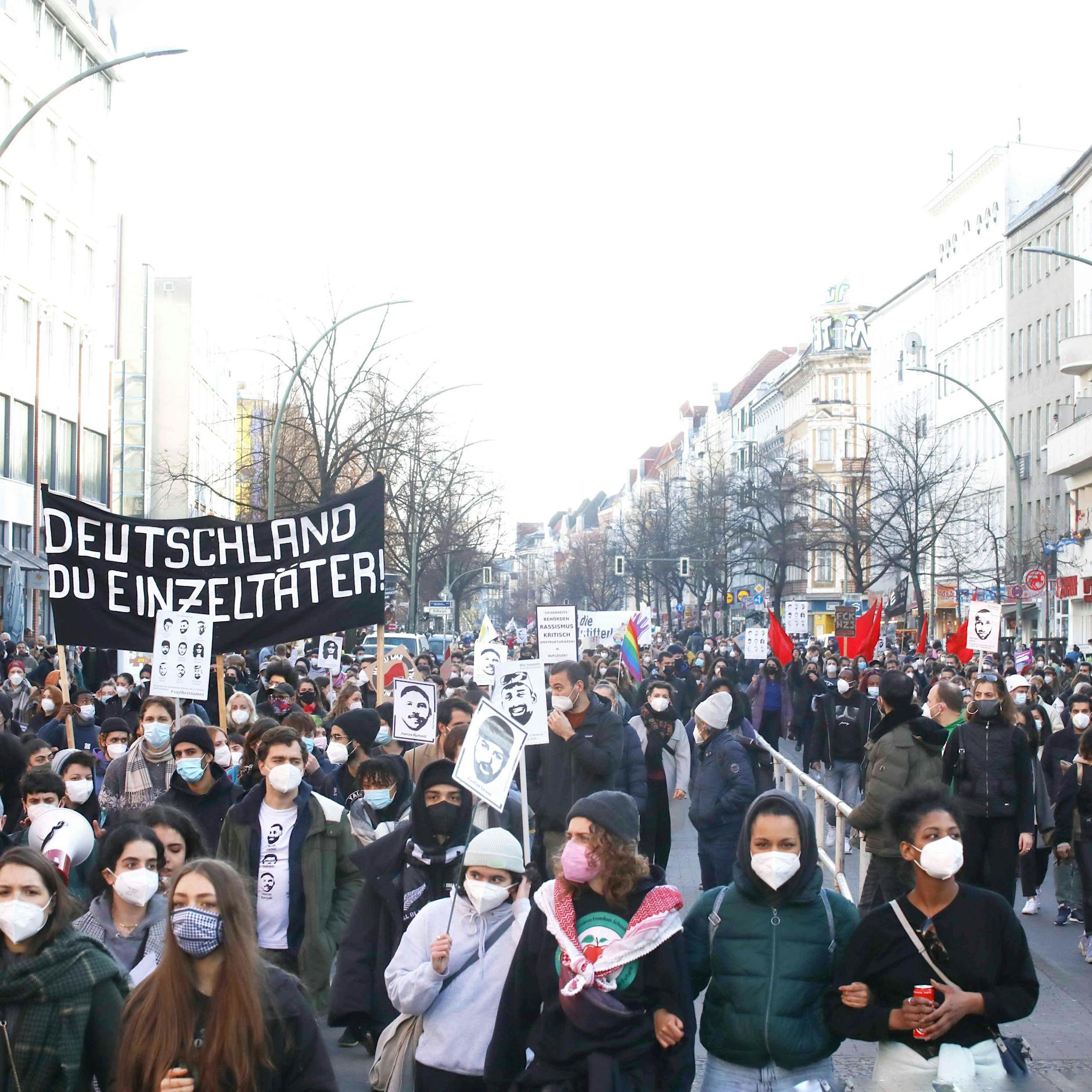 Berlin: Tausende erinnern in an Opfer von Anschlag in Hanau
