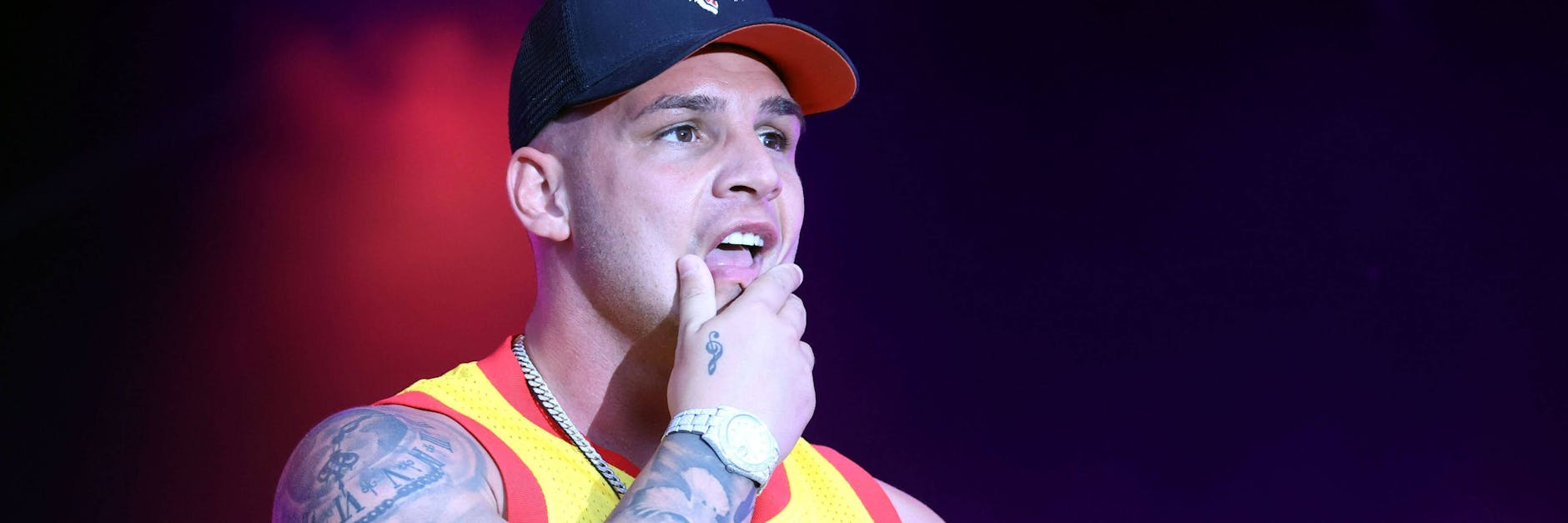 Pietro Lombardi bei einem Konzert in Erfurt.