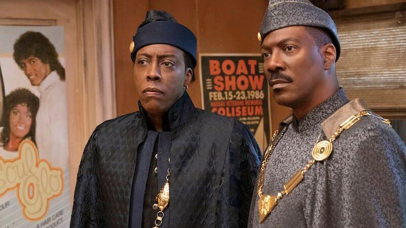Eddie Murphy (r.) und Arsenio Hall in „Der Prinz von Zamunda 2“