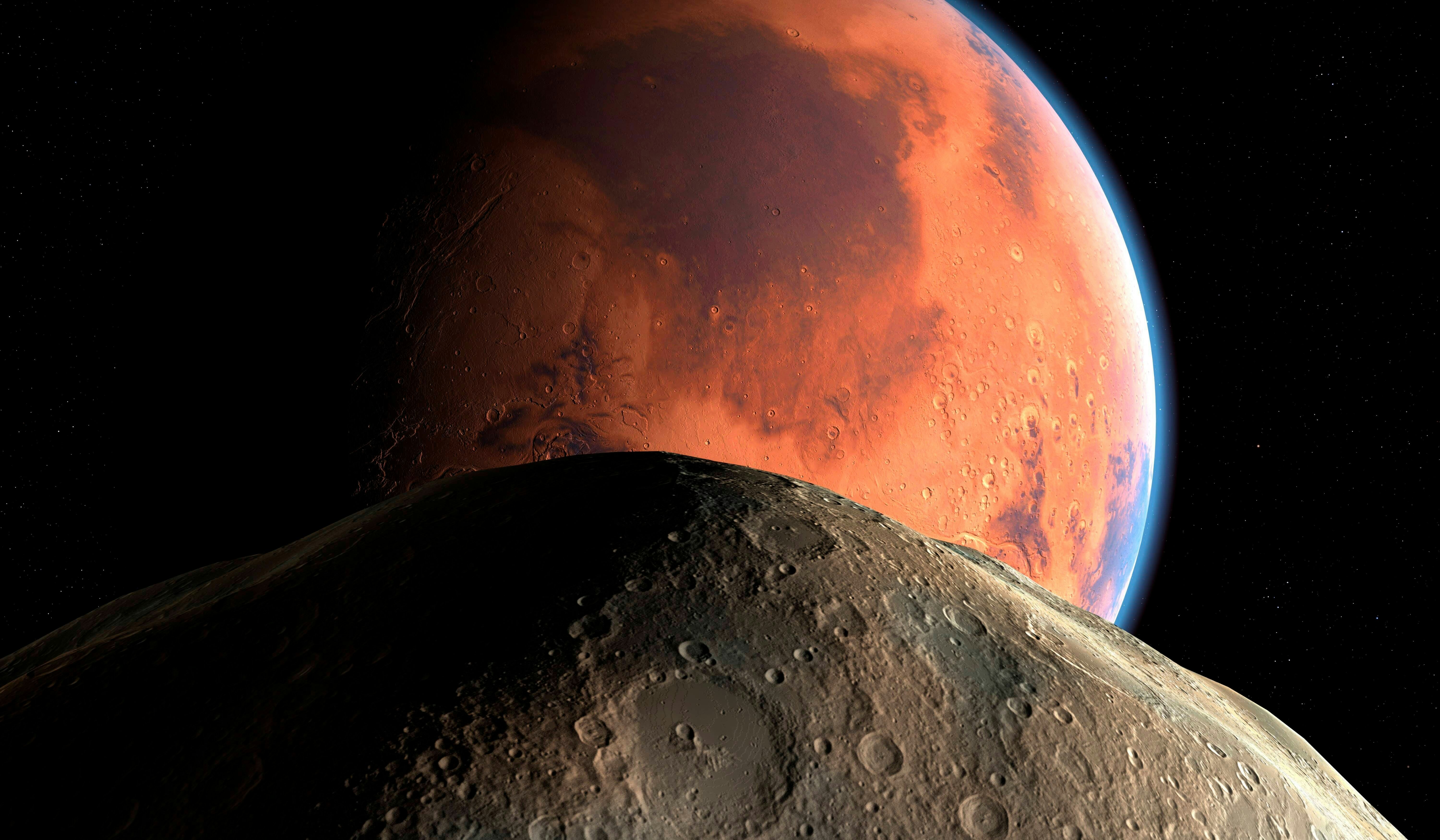 Aus Eins Mach Zwei Hatte Der Mars Fruher Nur Einen Mond