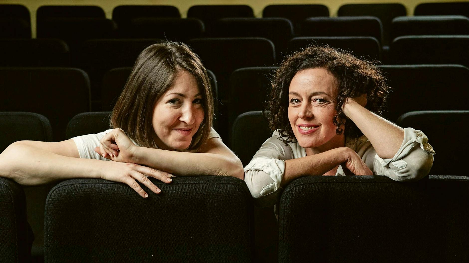 Deborah Feldman, whose autobiography Unorthodox: The Scandalous Rejection of My Hasidic Roots was the inspiration for Unorthodox, and director Maria Schrader.