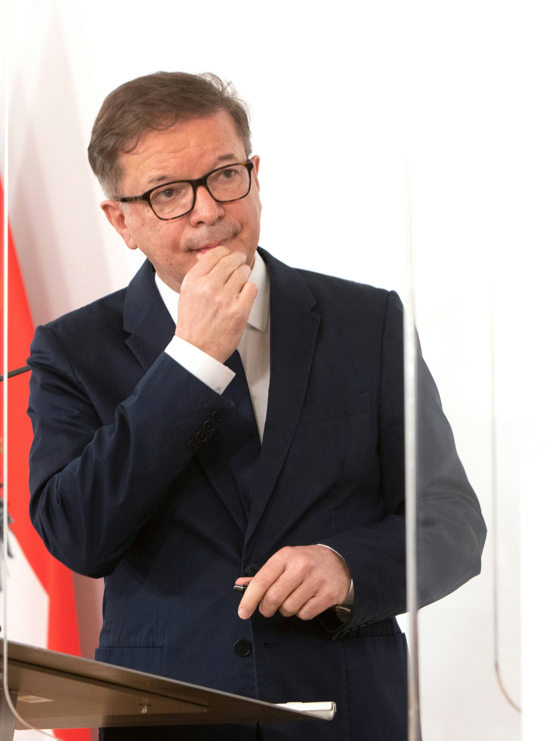 Gesundheitsminister Rudolf Anschober von den österreichischen Grünen.