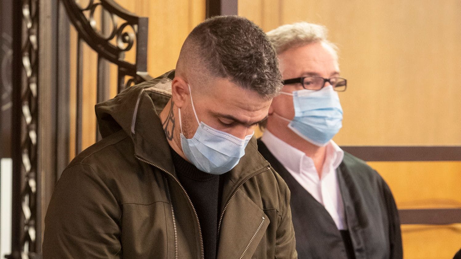 Bushido mit seinem Rechtsanwalt Tschoppe. <br>