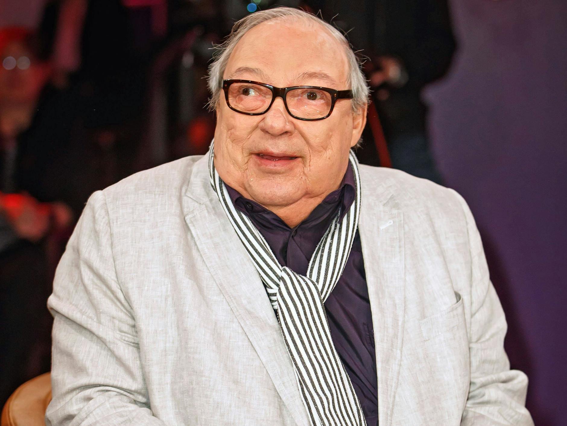  Jaecki Schwarz in der MDR-Talkshow „Riverboat“ im März 2020. 