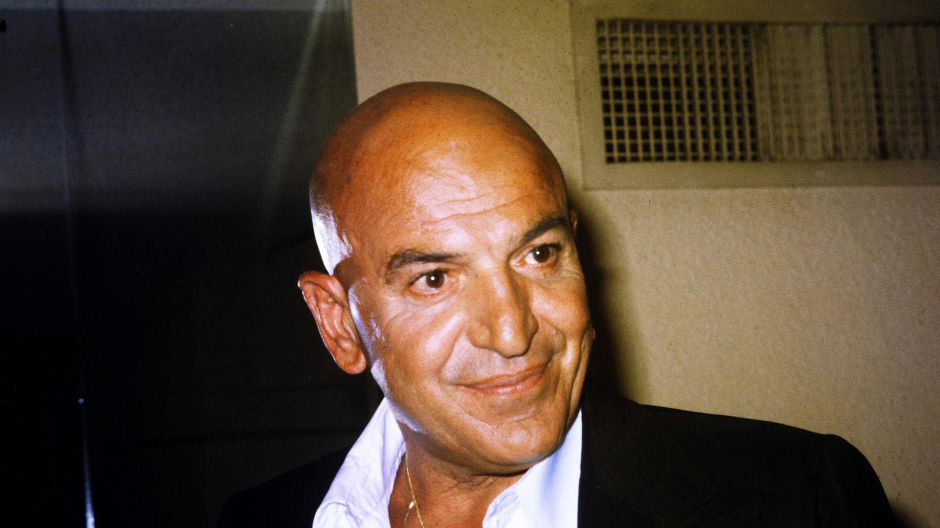 Kino und TV-Star Telly Savalas (Kojak) war eine der internationalen Kino-Stars, die in der Musik-Show auftraten.