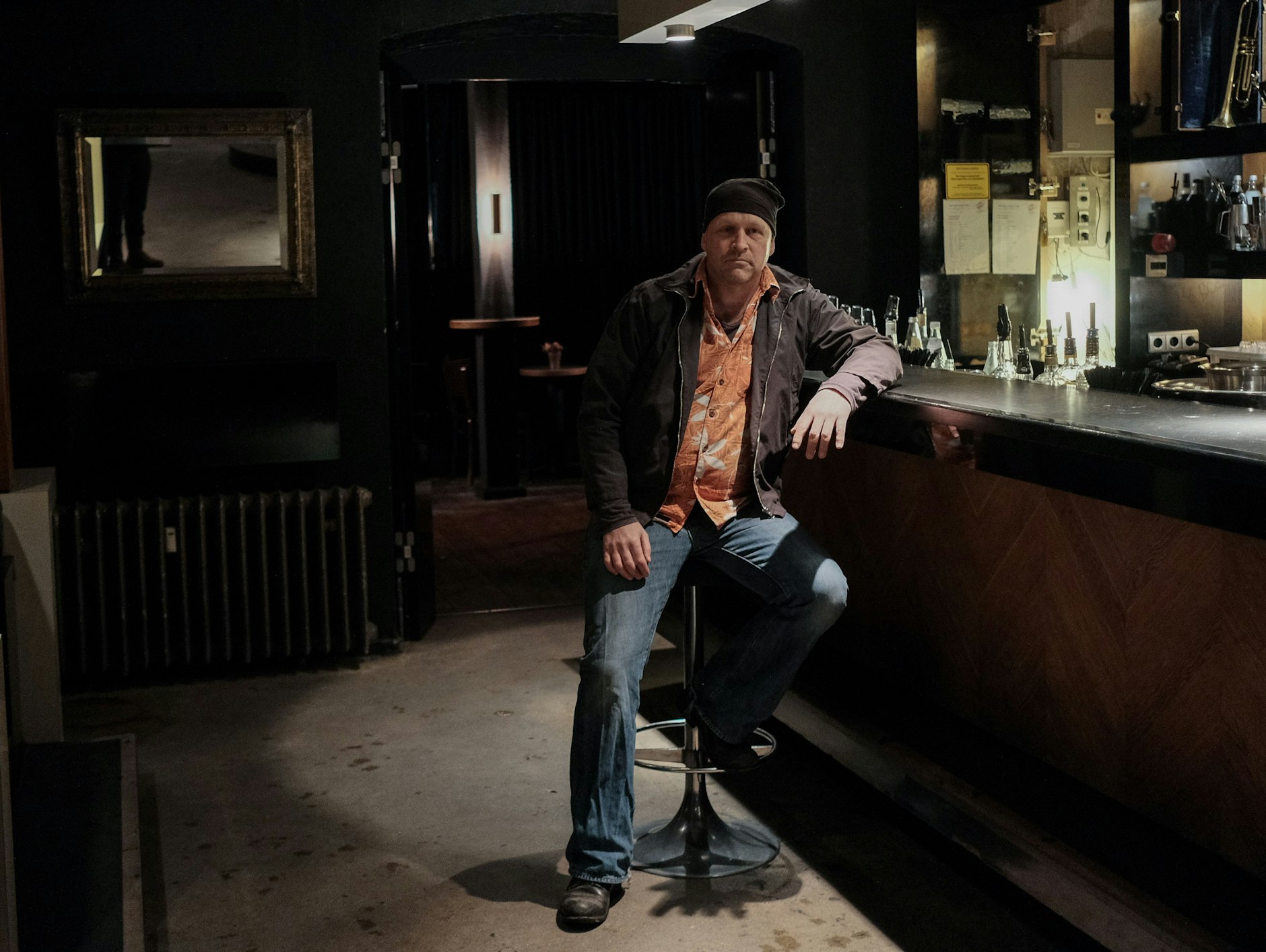 Sven Rejzek, Betreiber der Bar Trompete.