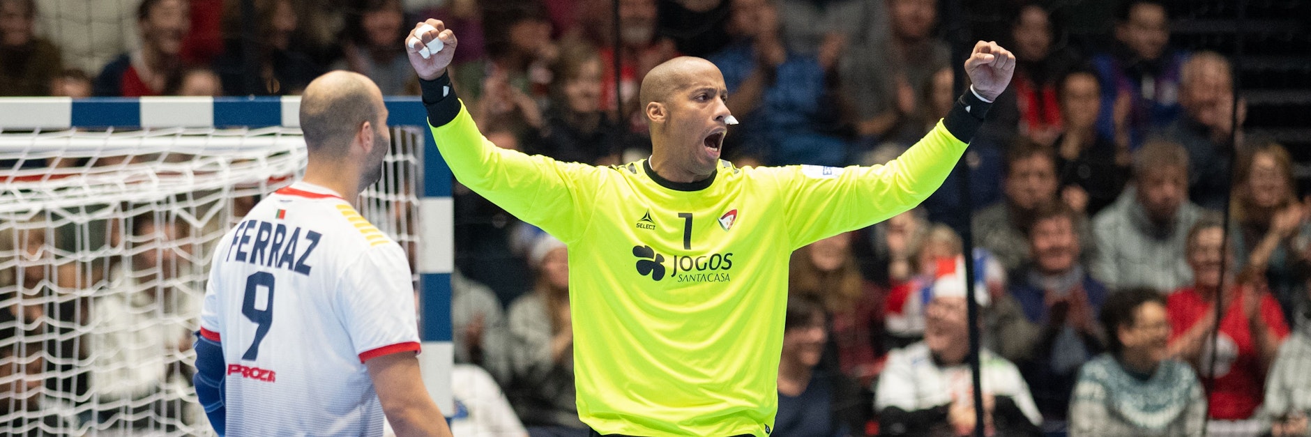 Portugals Nationalkeeper Alfredo Quintana spielte noch bei der Handball-WM im Januar in Ägypten.