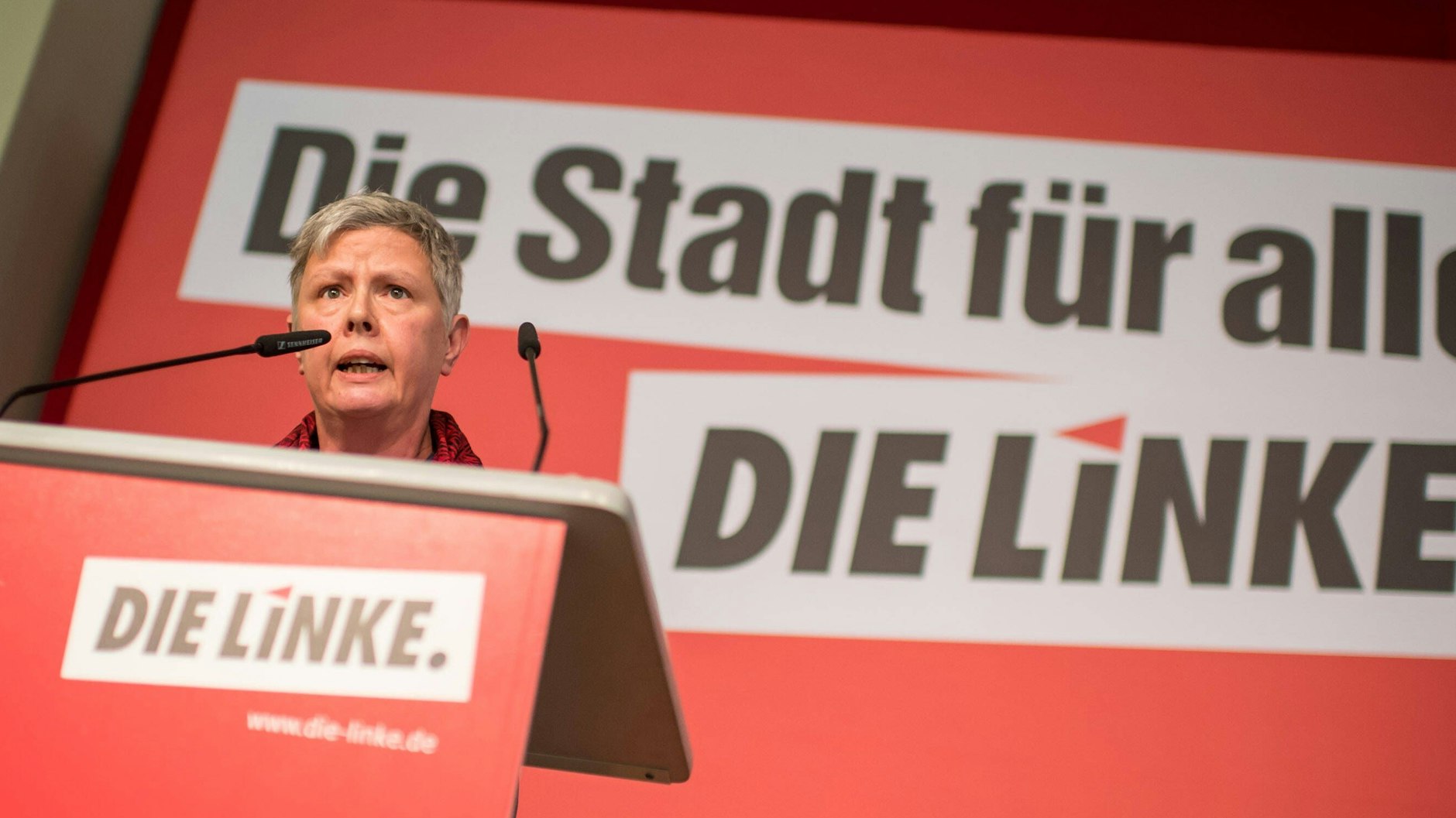 Die Landesvorsitzende Katina Schubert.