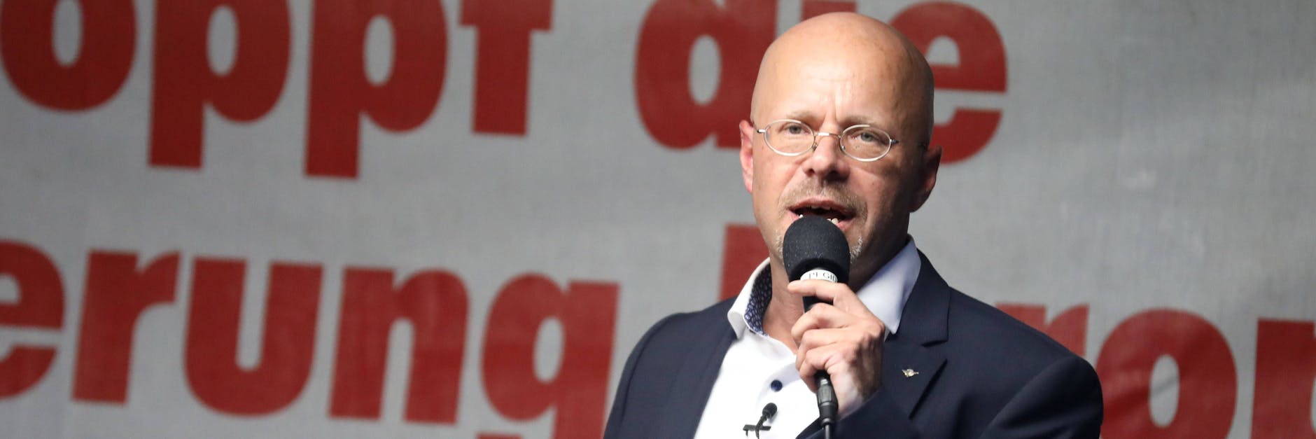 Andreas Kalbitz bei PEGIDA Dresden.