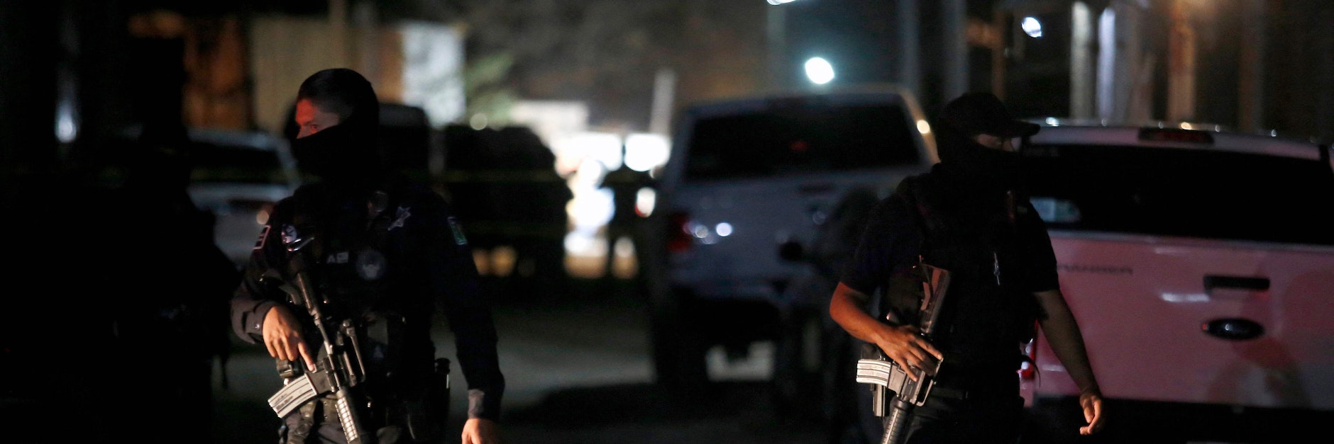 Einsatzkräfte der Polizei am Ort des Verbrechens in&nbsp;Tonalá.