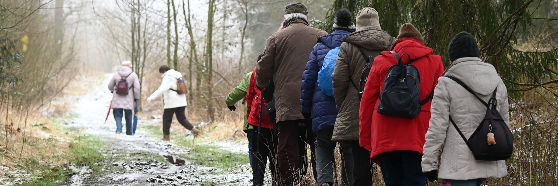 Eine Wandergruppe. (Symbolbild)