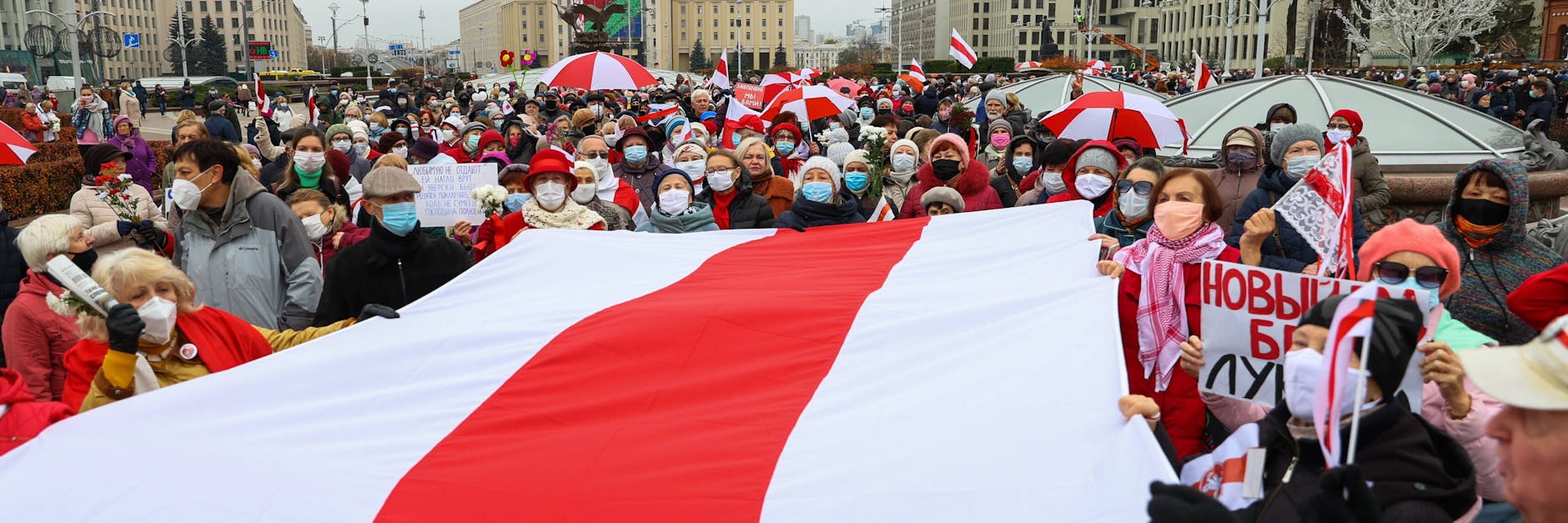 Minsk: Demonstration gegen die Präsidentenwahl (Archivbild).